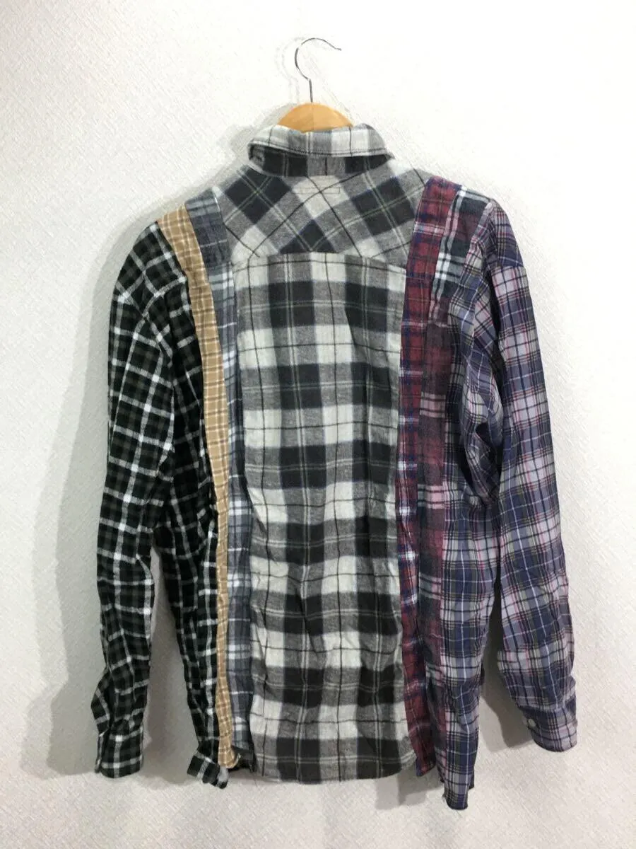 [L] Needles Rebuild 7 Cut Flannel Shirt Remake
