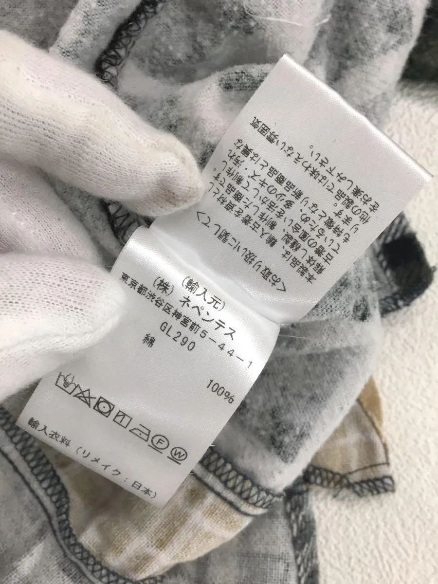 [L] Needles Rebuild 7 Cut Flannel Shirt Remake