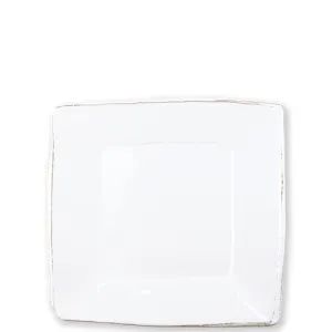 Lastra Melamine Square Platter White
