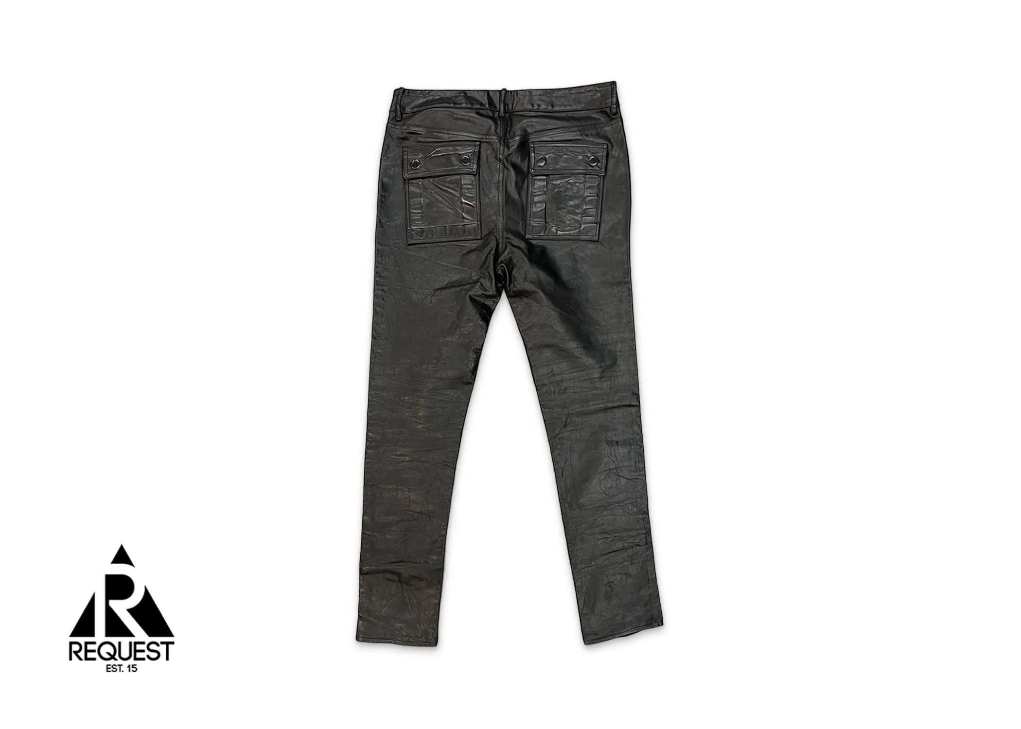 Leather Tyrone Trousers "Black"