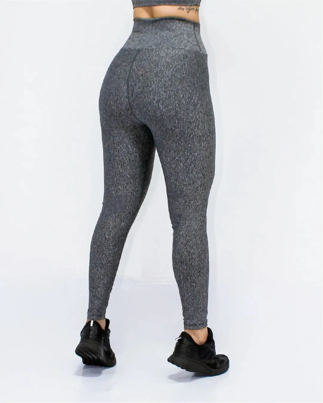 Leggins Gris Moldeador  Tela Gruesa