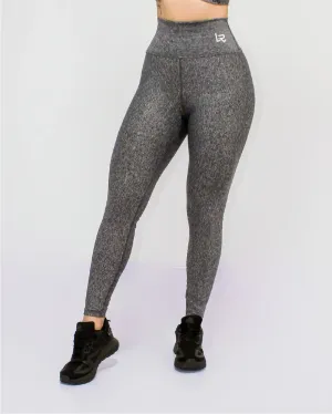 Leggins Gris Moldeador  Tela Gruesa