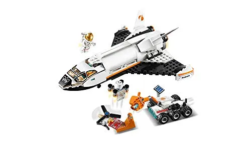LEGO City Space Mars Research Shuttle 60226 Space Shuttle Toy Building Kit with Mars Rover and Astronaut Minifigures, Top STEM Toy for Boys and Girls (273 Pieces)