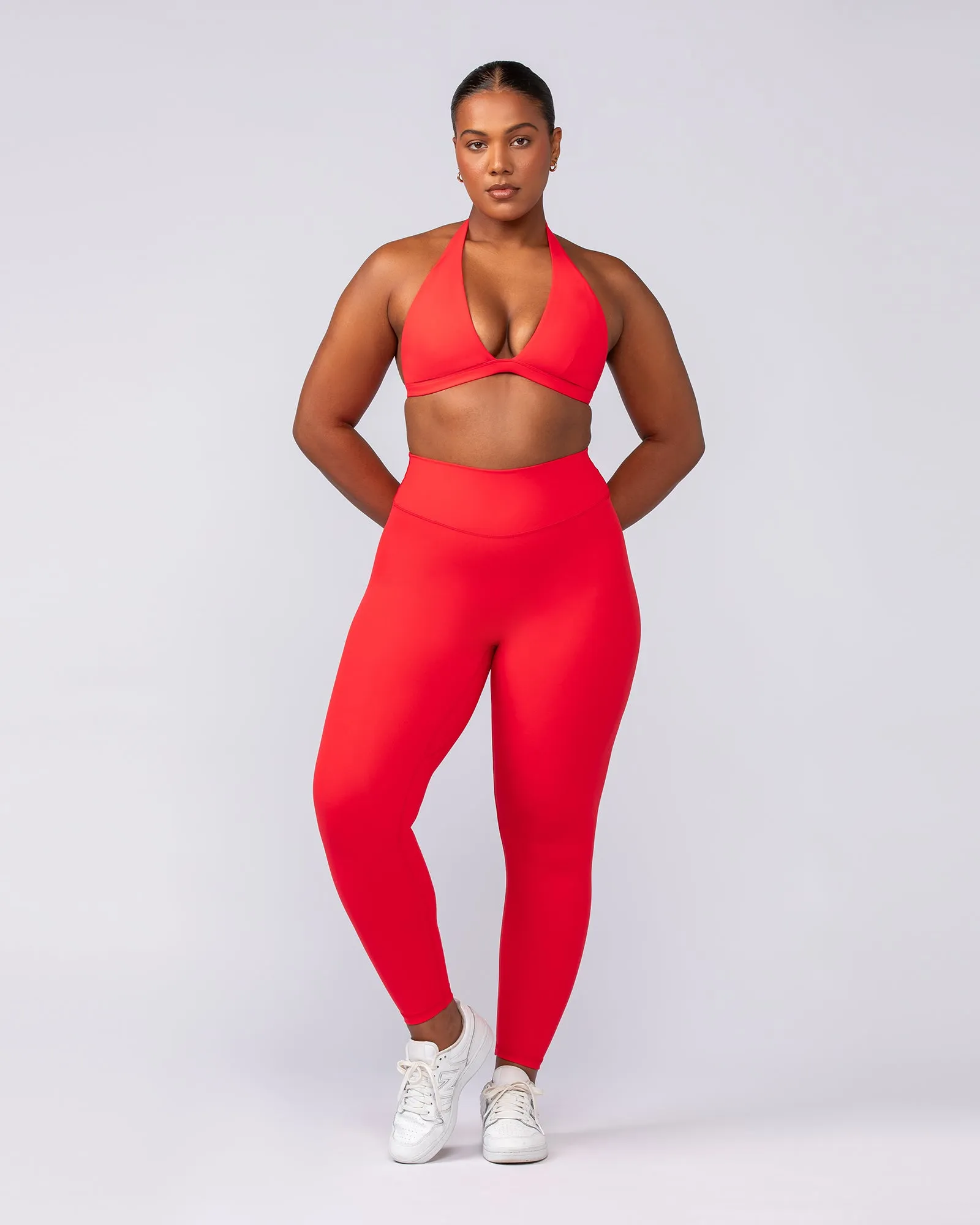 Liberty Zero Rise Ankle Length Leggings - Salsa