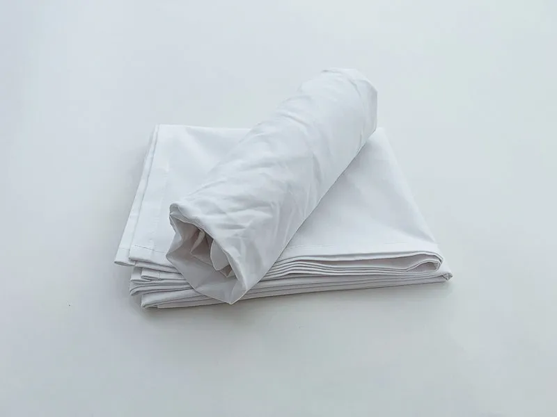 Light Gray and White Toddler Crib Bedding Set