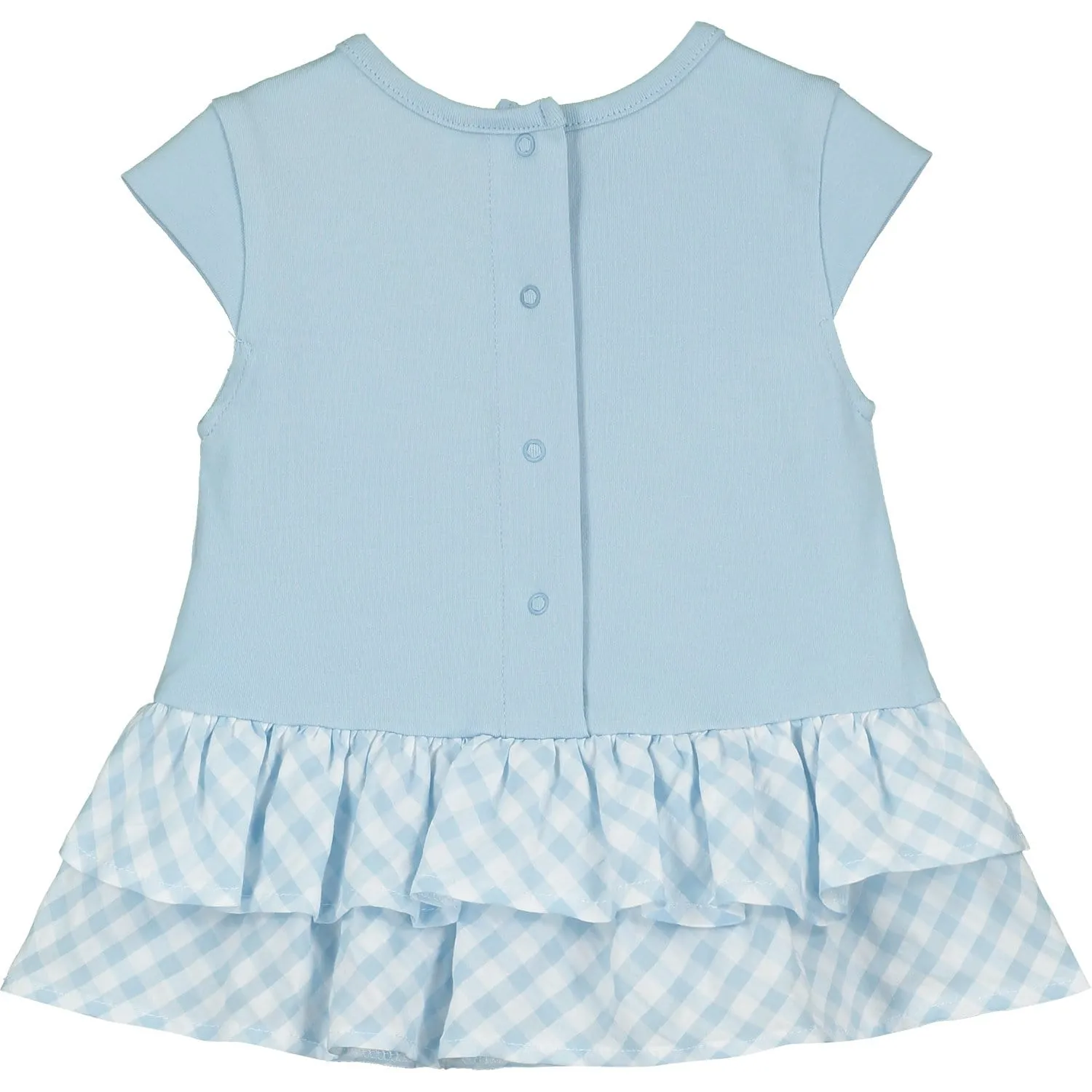 LITTLE A - Clara  Check Legging Set - Light Blue
