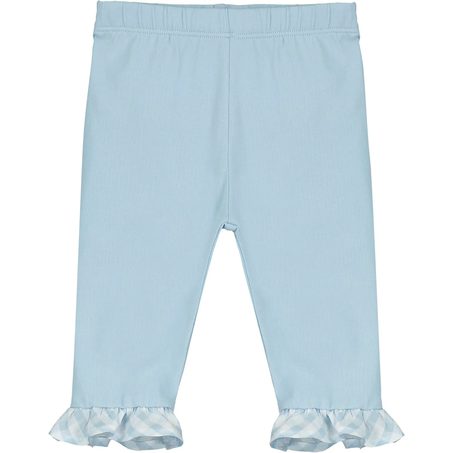 LITTLE A - Clara  Check Legging Set - Light Blue