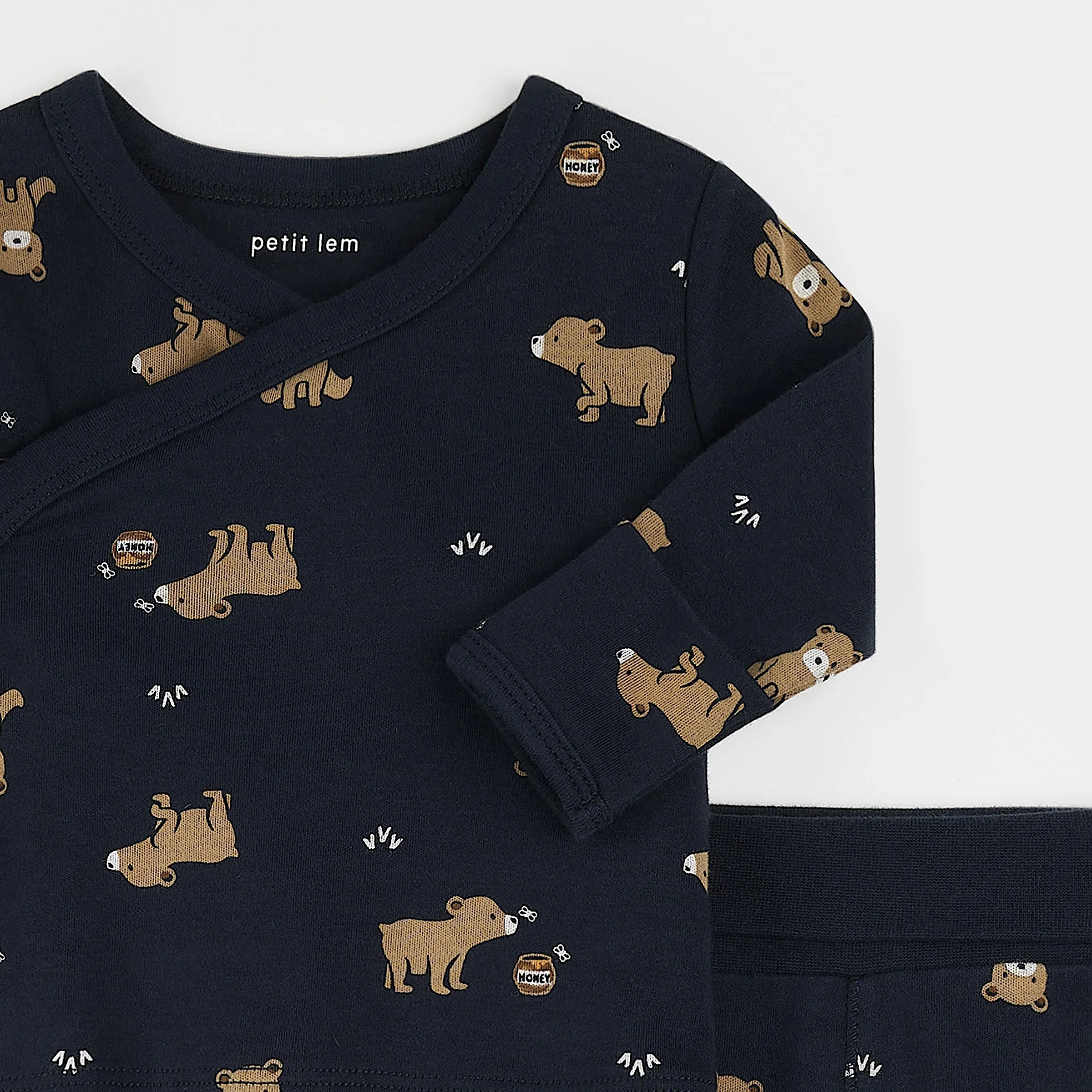 Little Cub Print on Navy Take Me Home Set