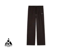 Logo Print Jersey Track Pants "Black"