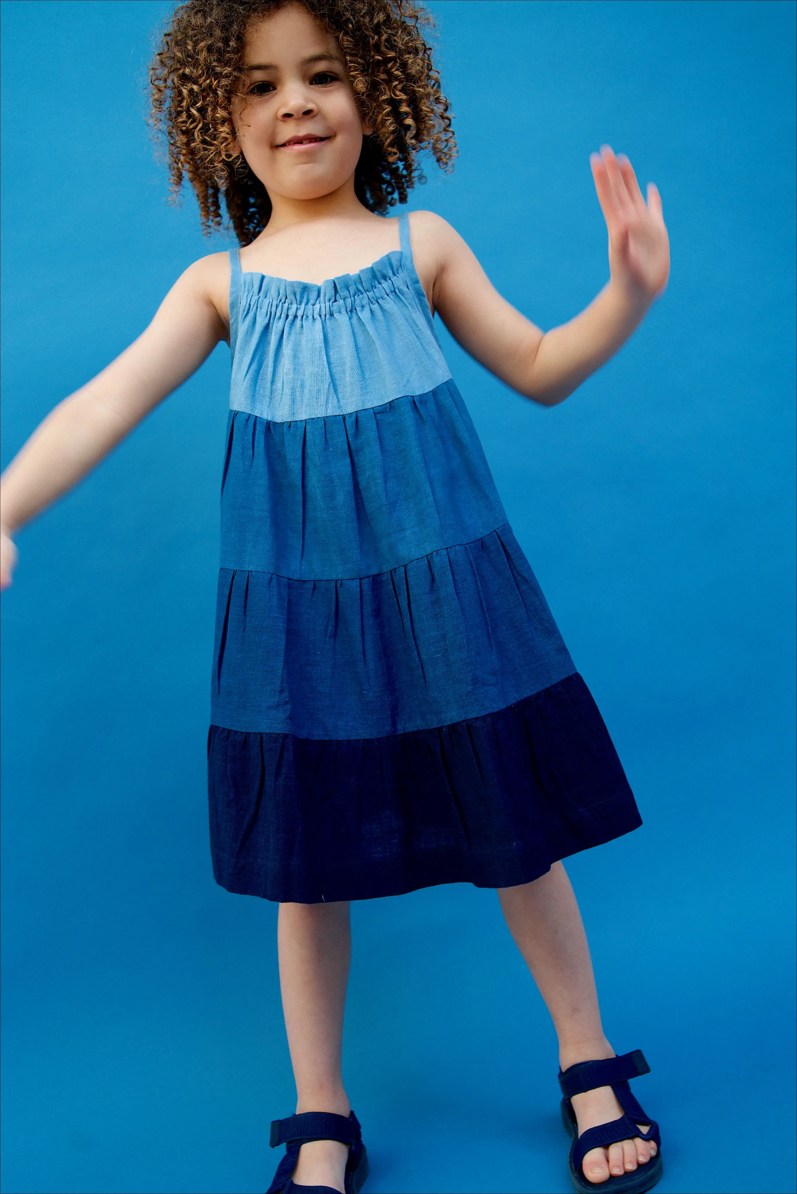 Lola Swing Dress - Indigo Layer
