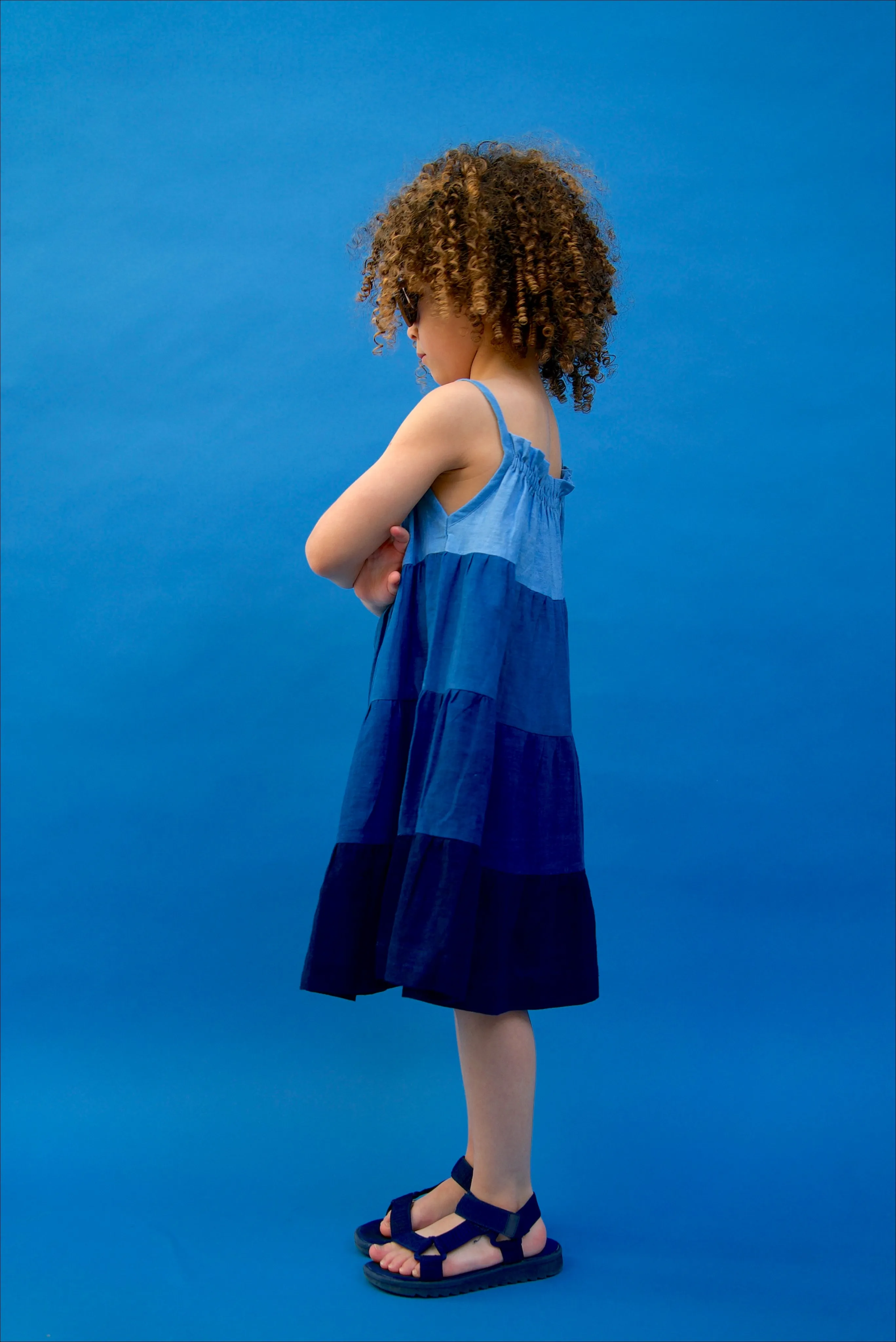 Lola Swing Dress - Indigo Layer