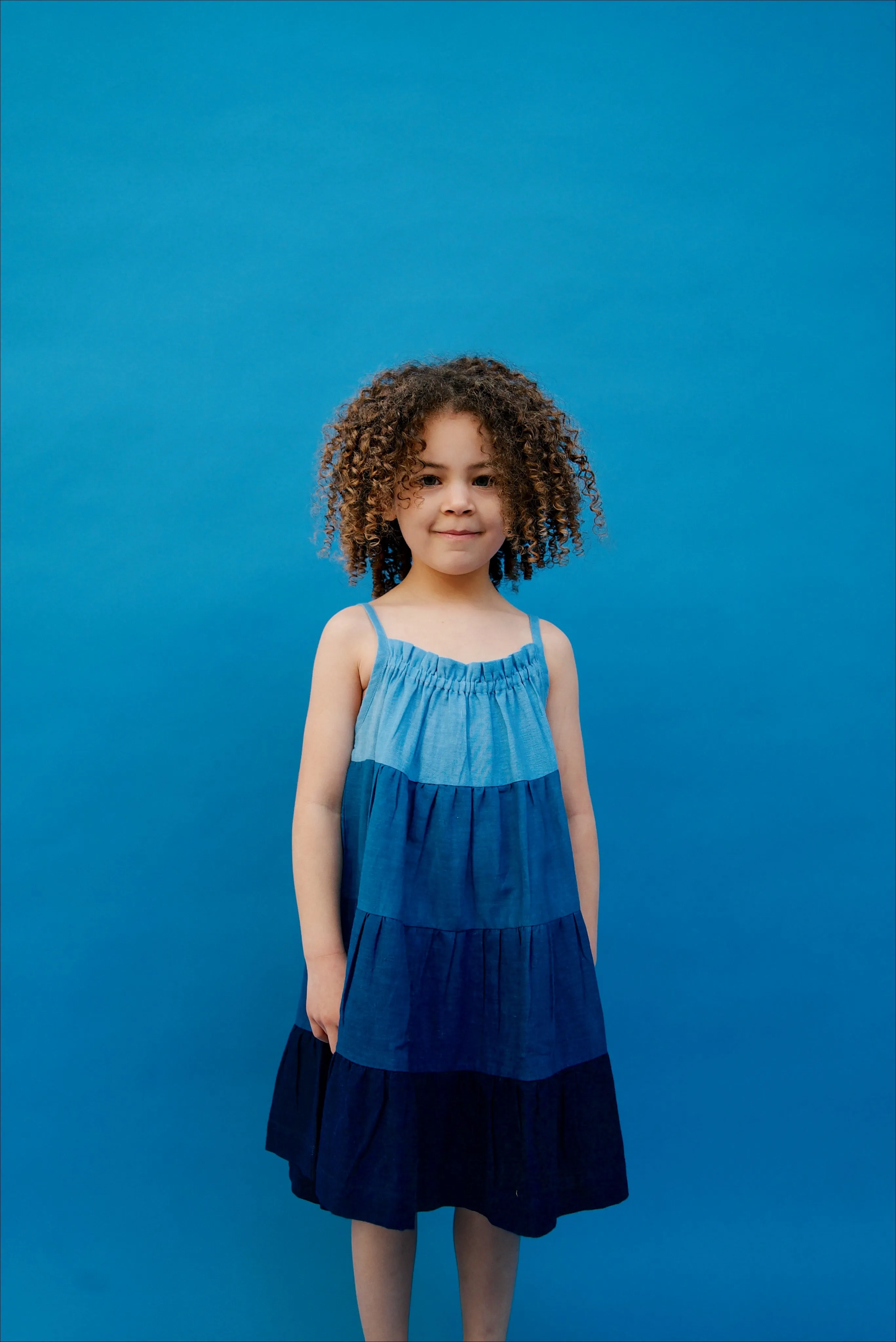Lola Swing Dress - Indigo Layer