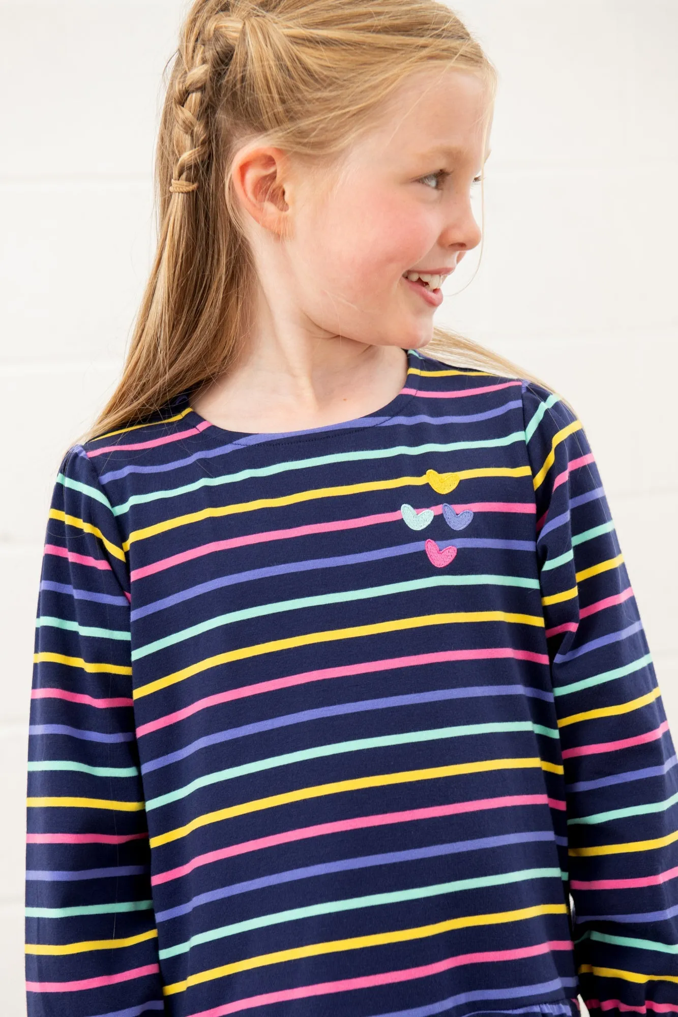 Lottie Tunic - Navy Stripes