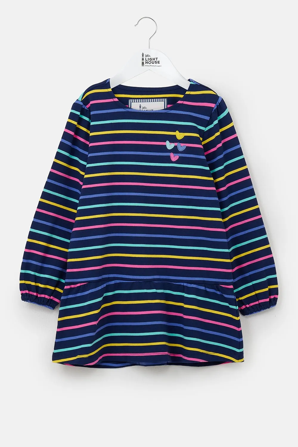 Lottie Tunic - Navy Stripes