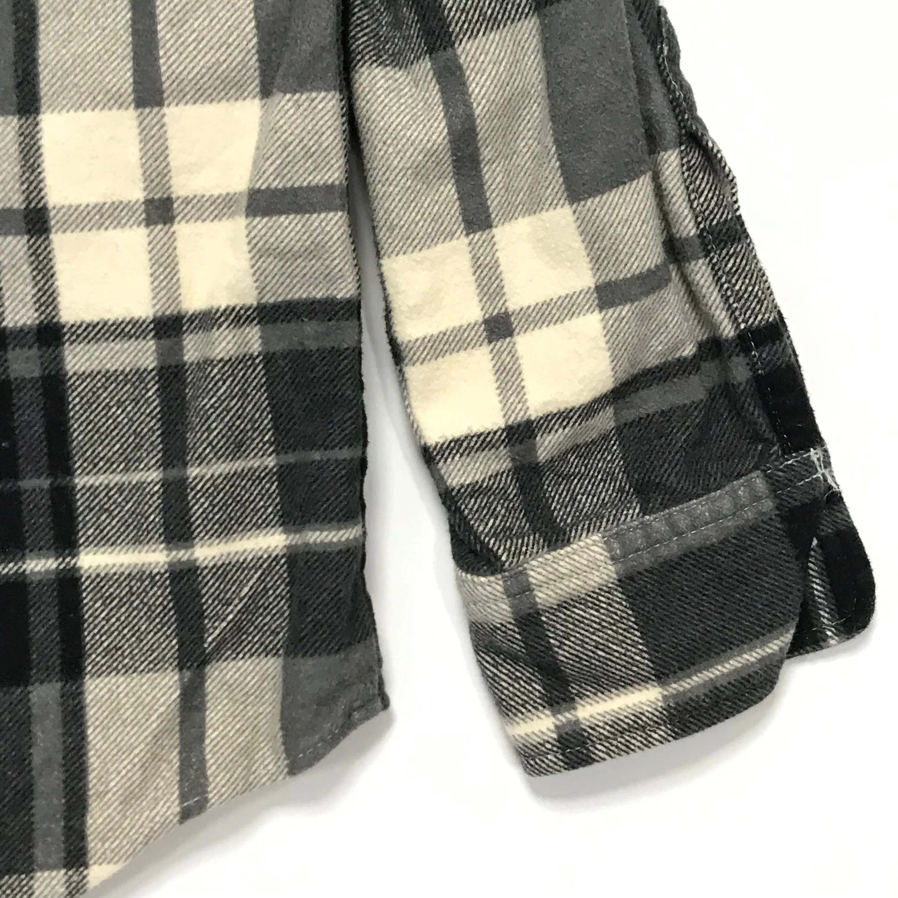 [M] Futura Laboratories Flannel Check Shooting Shirt Black