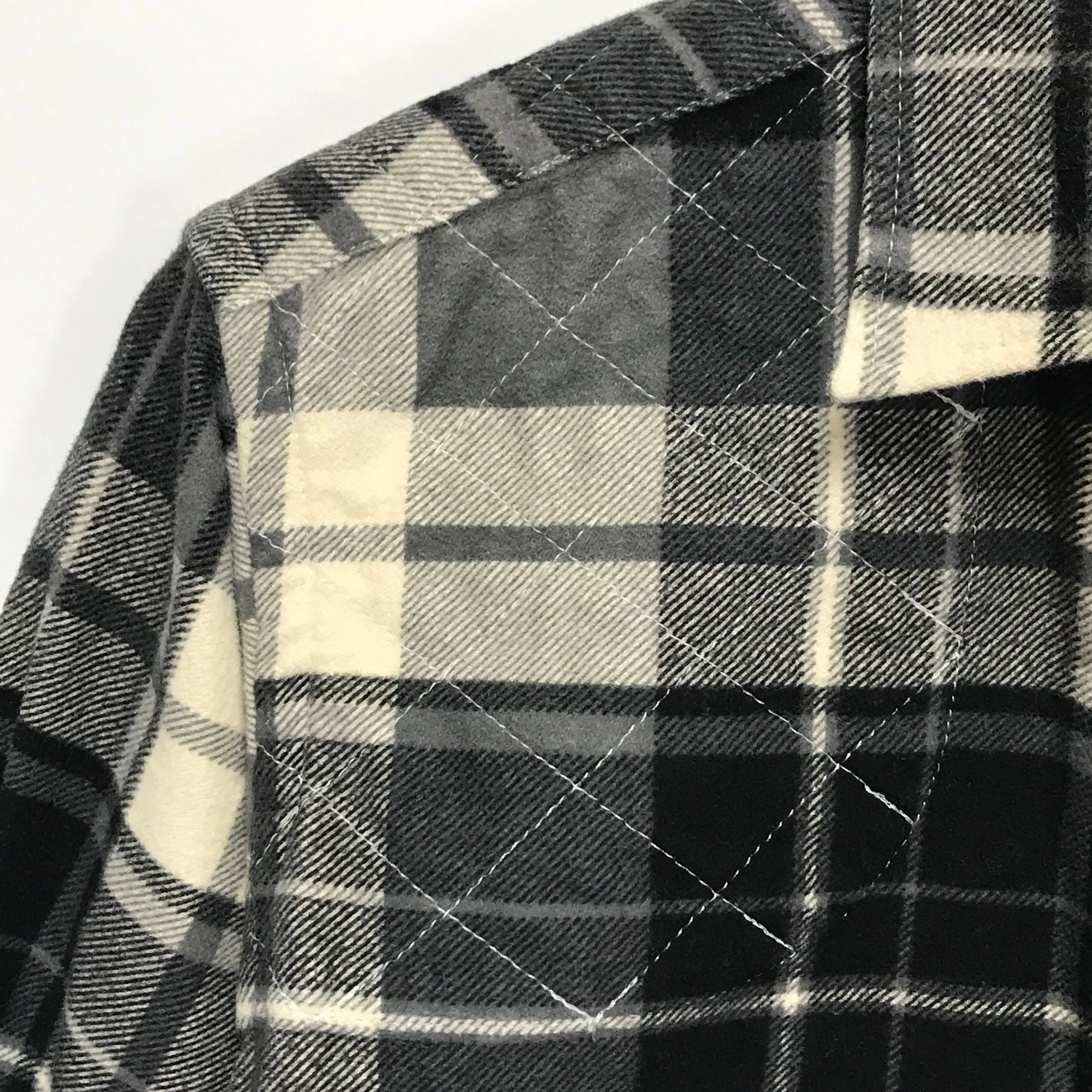 [M] Futura Laboratories Flannel Check Shooting Shirt Black