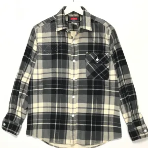 [M] Futura Laboratories Flannel Check Shooting Shirt Black