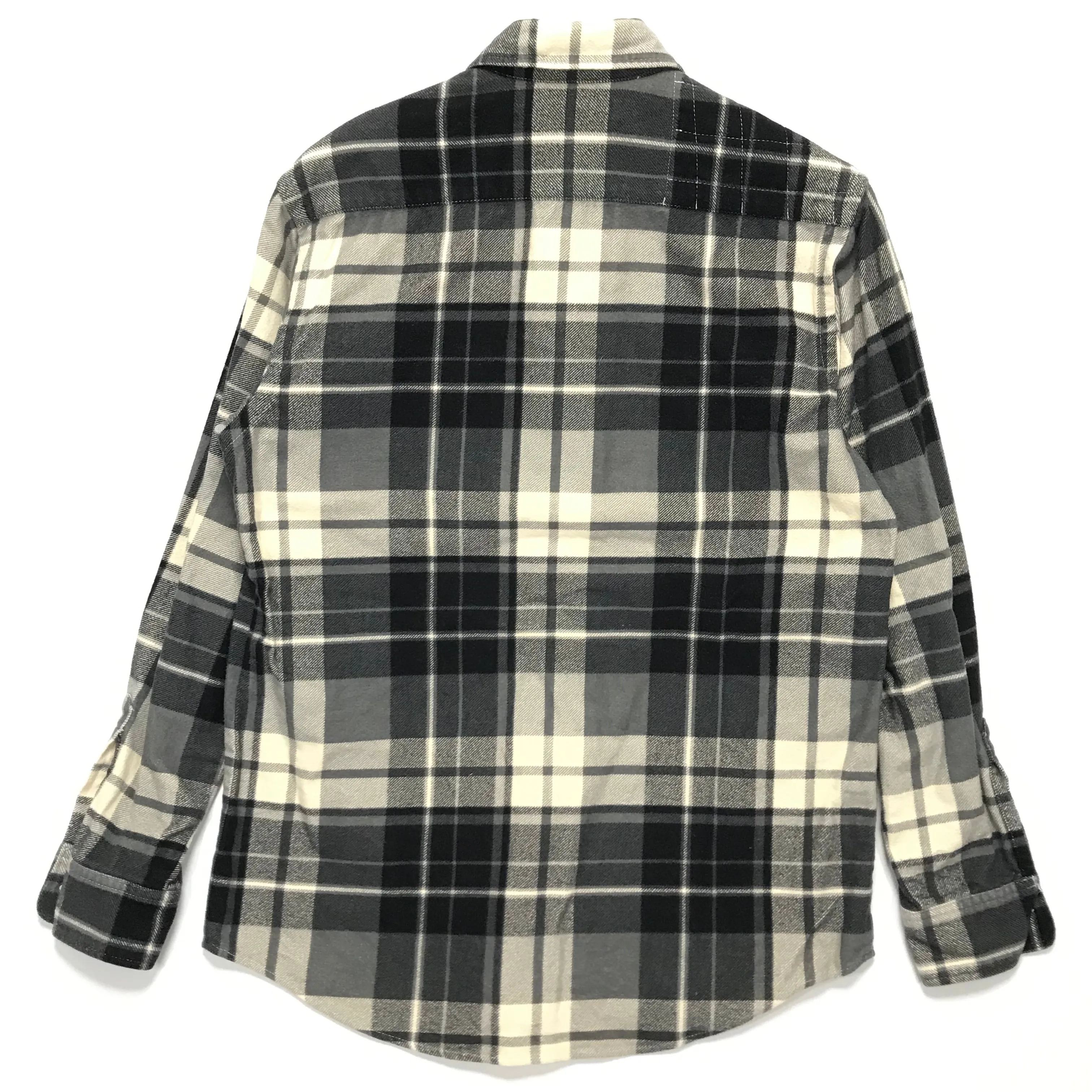 [M] Futura Laboratories Flannel Check Shooting Shirt Black