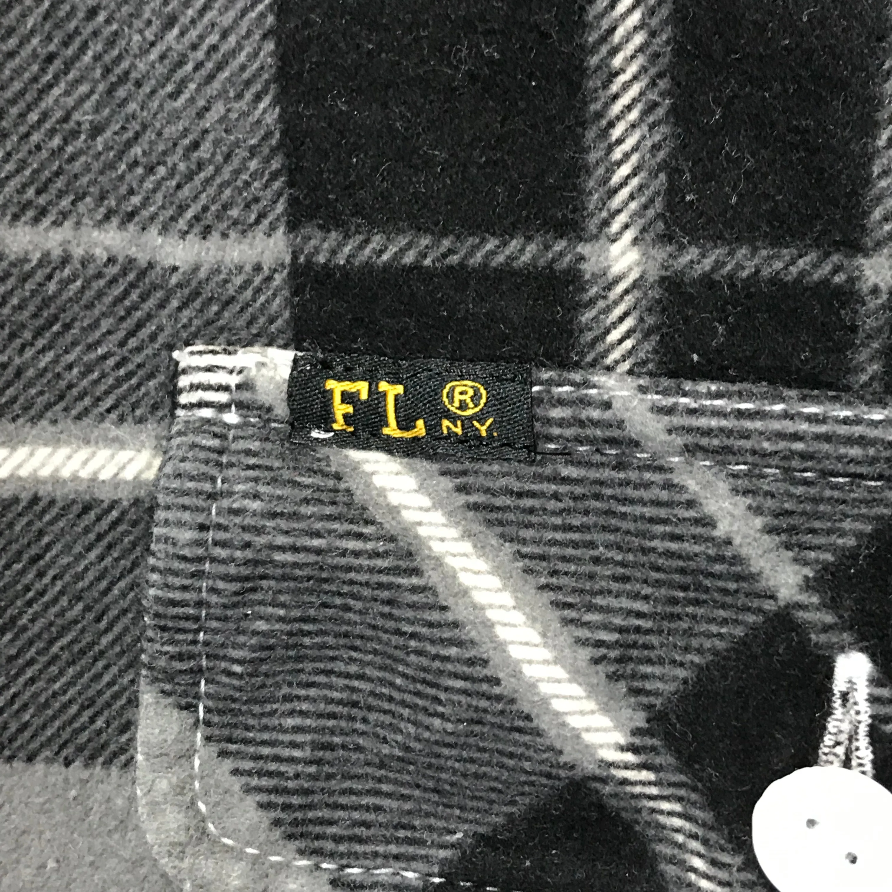 [M] Futura Laboratories Flannel Check Shooting Shirt Black