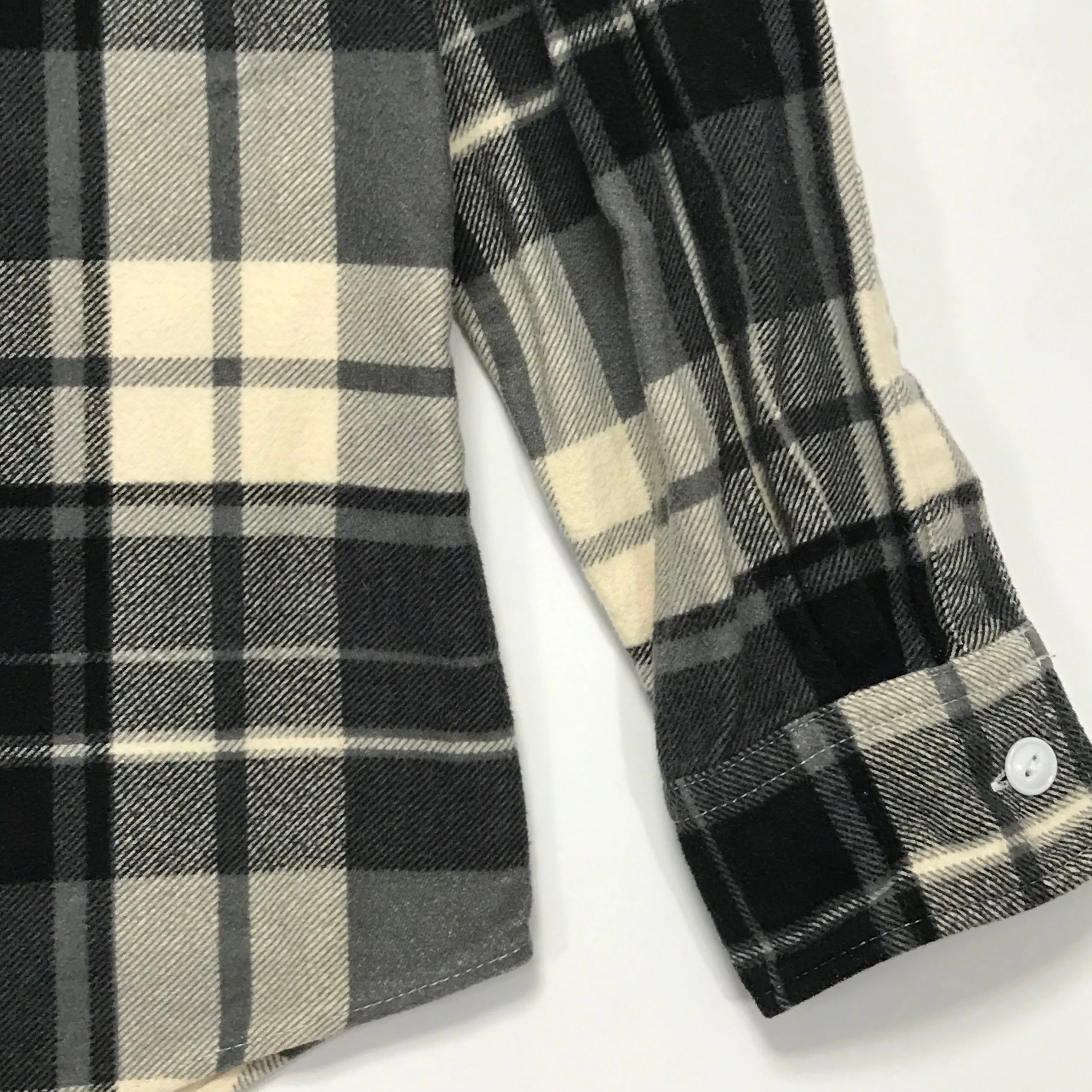 [M] Futura Laboratories Flannel Check Shooting Shirt Black