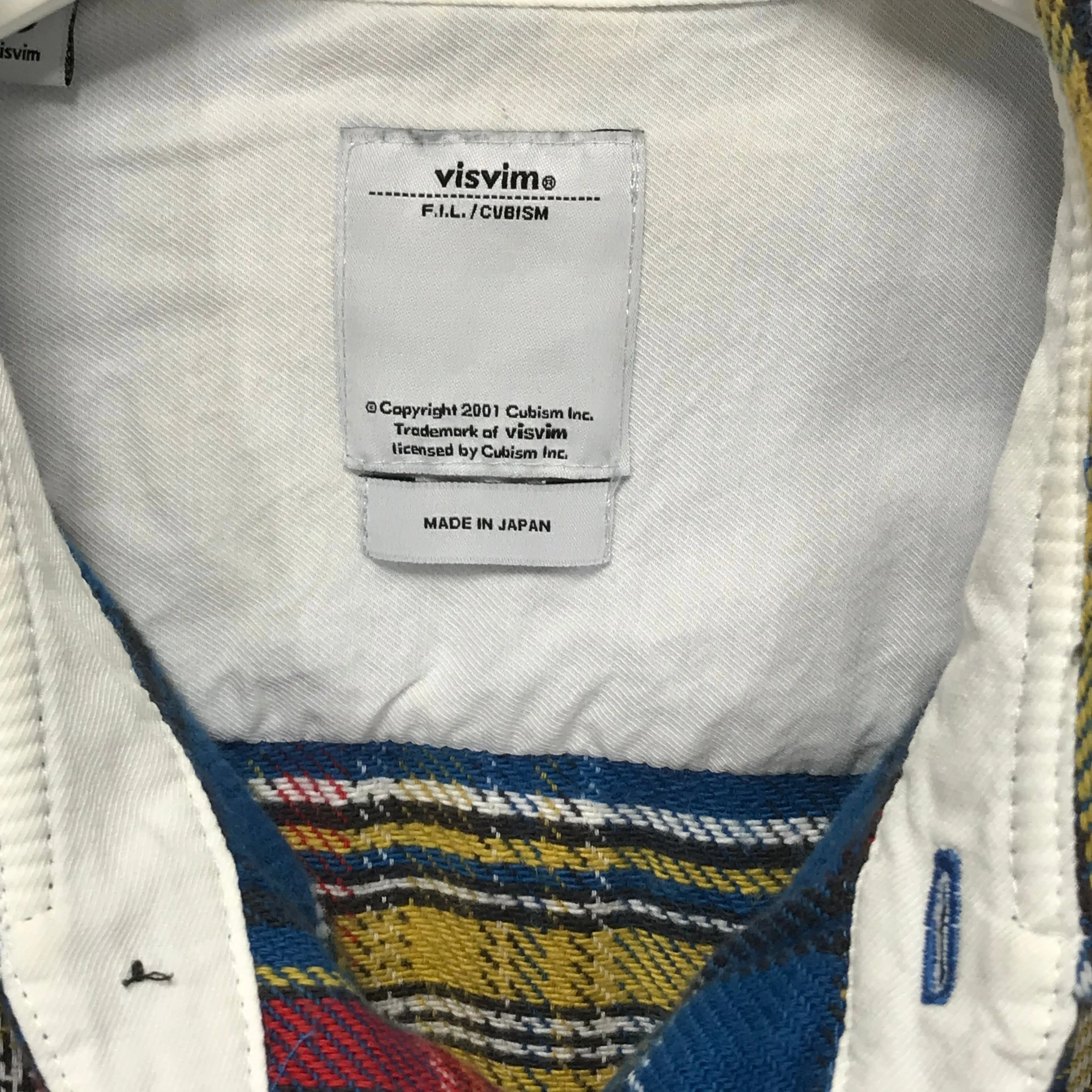 [M] VISVIM 10AW Black Elk Check L/S Flannel Shirt