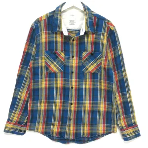[M] VISVIM 10AW Black Elk Check L/S Flannel Shirt