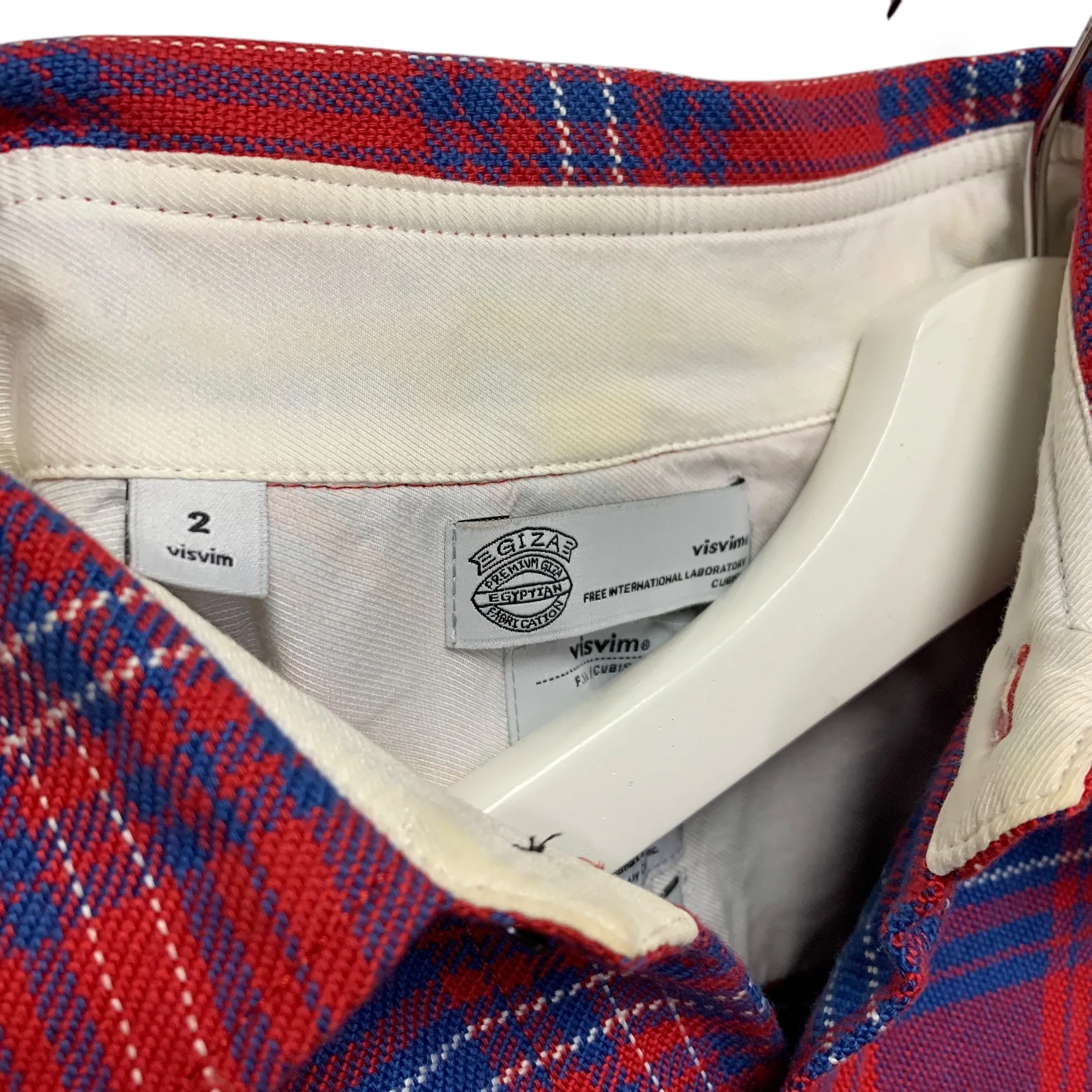 [M] Visvim 12SS Pioneer Check Flannel L/S Shirt