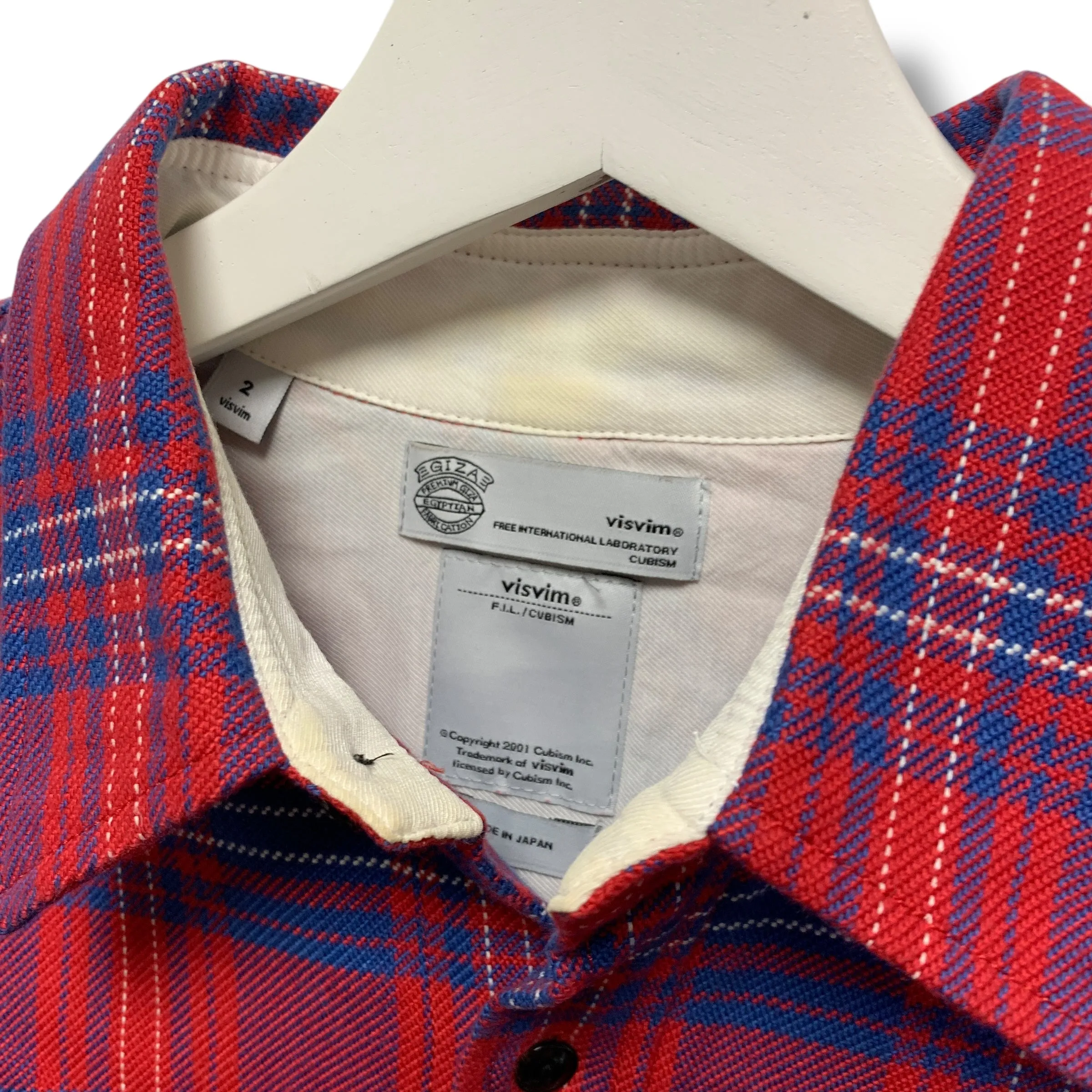 [M] Visvim 12SS Pioneer Check Flannel L/S Shirt