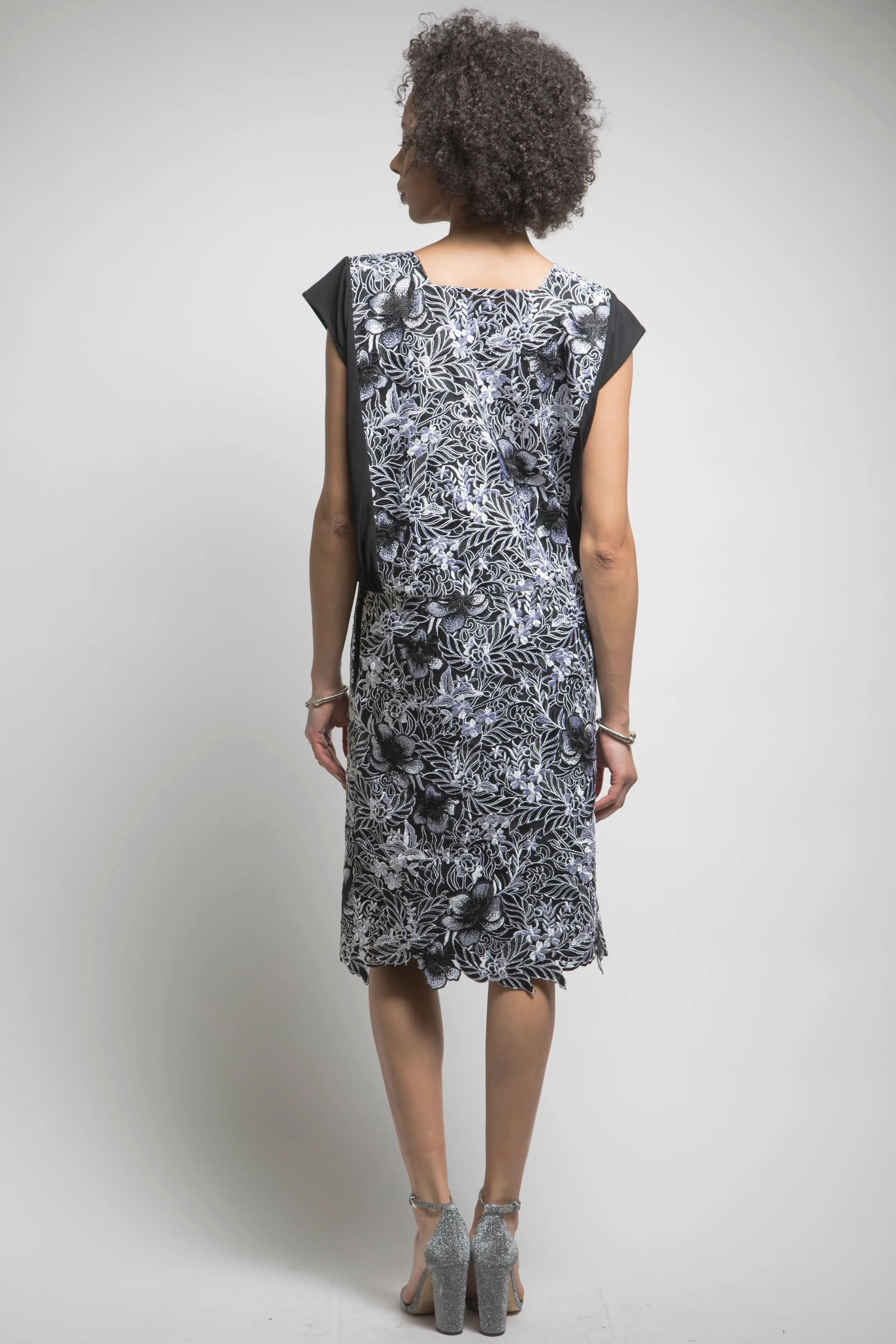 Made in NYC: Lace Panel Dress Style #155