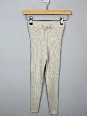 Mayoral oat knit leggings 10y