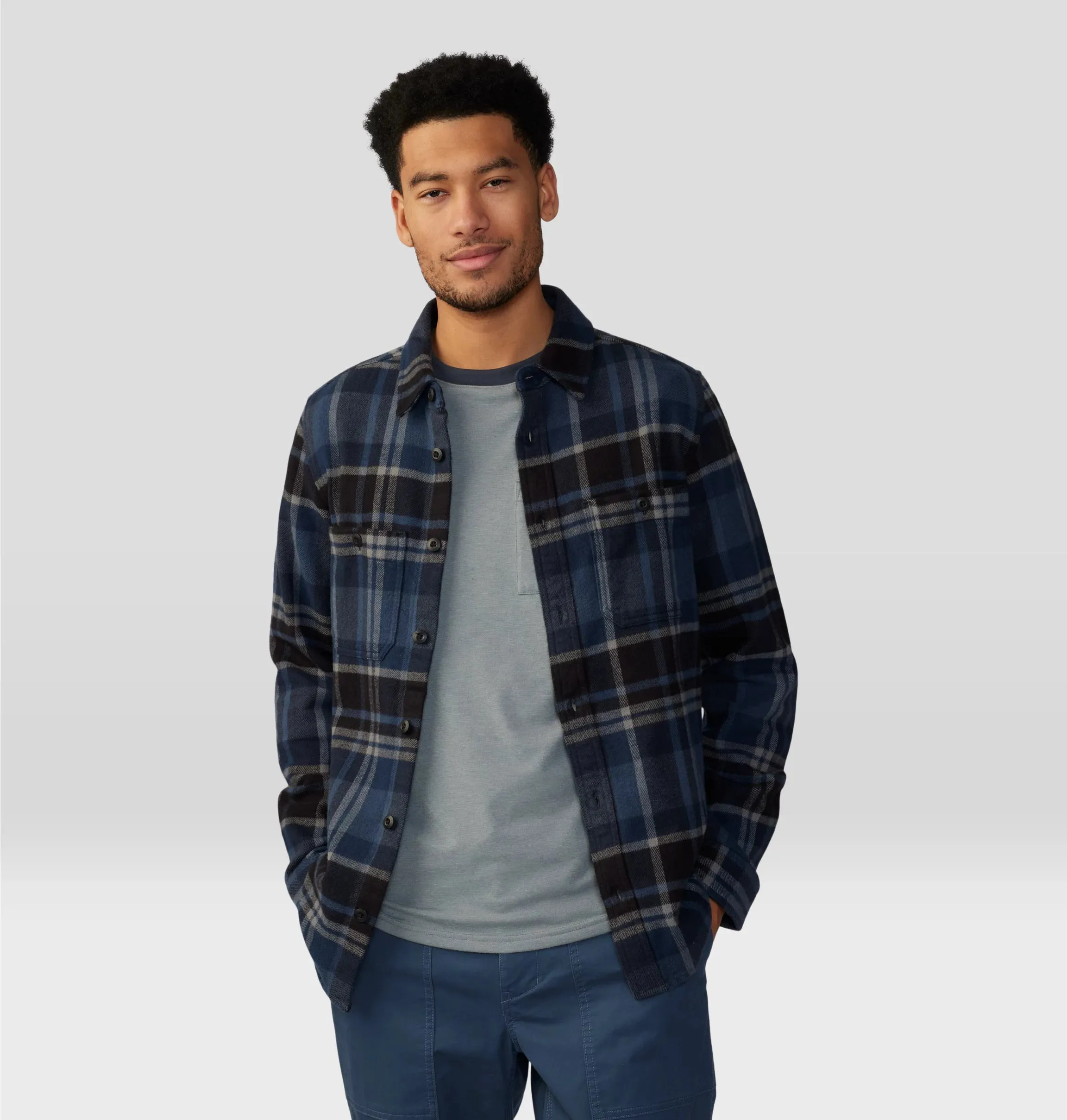 Men's Plusher Long Sleeve Shirt