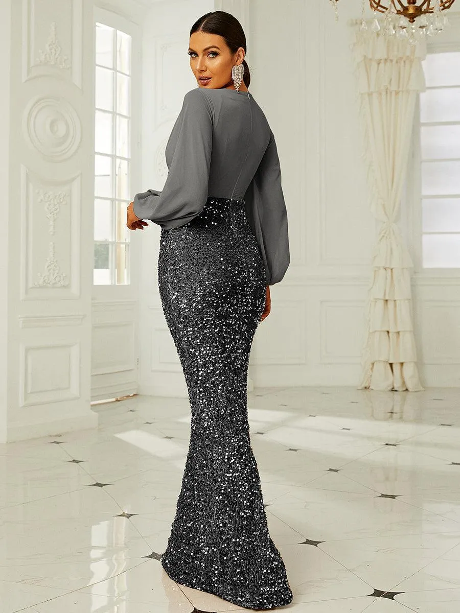 Mermaid Wedding Guest Dress XH2240