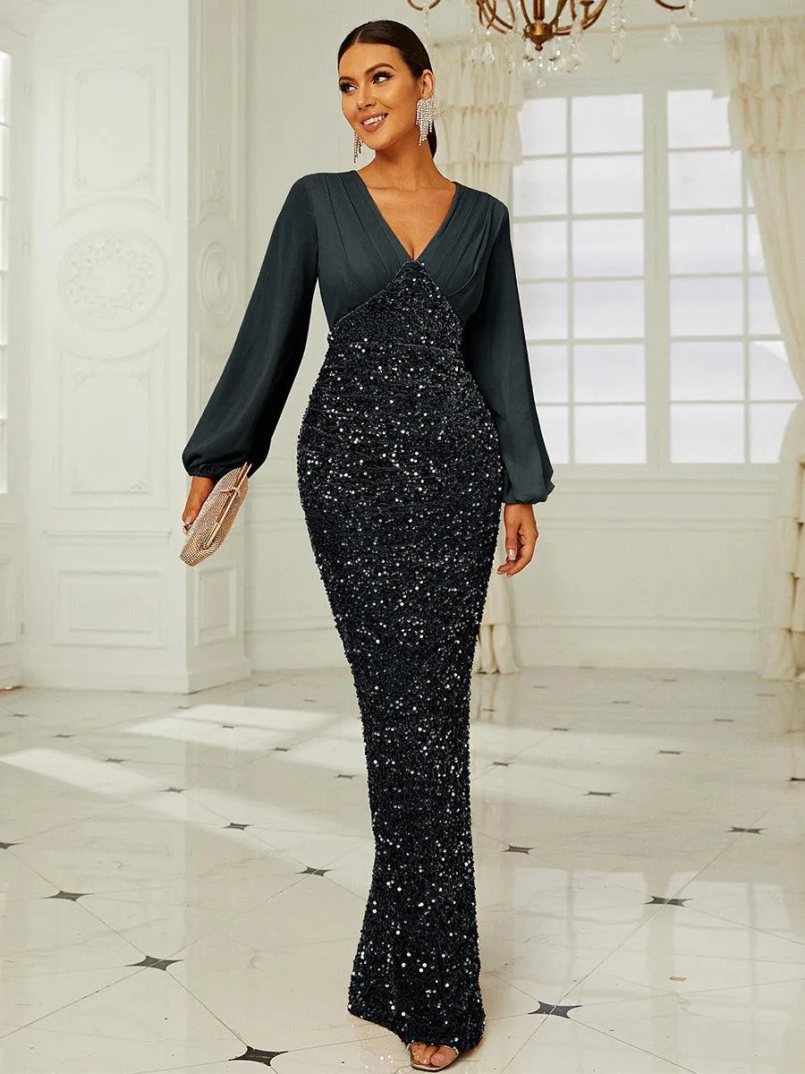 Mermaid Wedding Guest Dress XH2240
