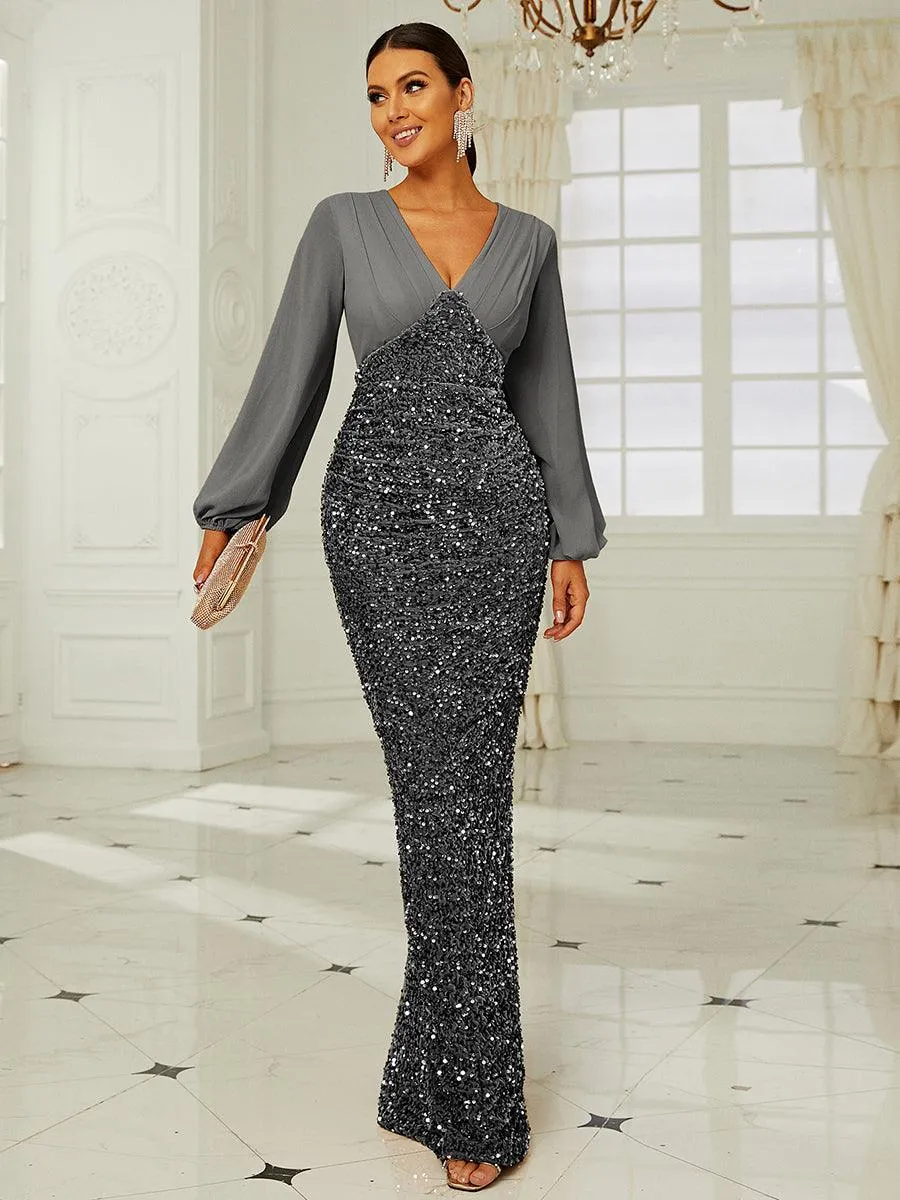 Mermaid Wedding Guest Dress XH2240