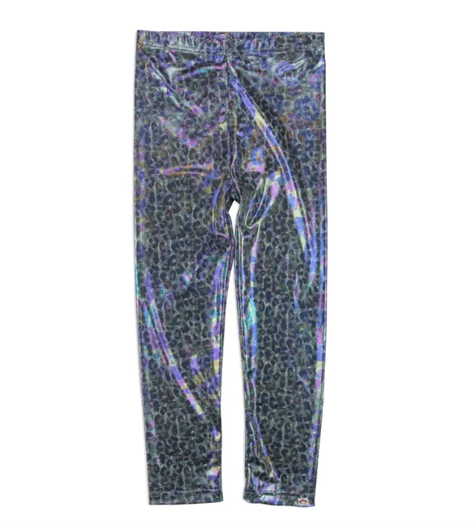Metallic Leopard Legging