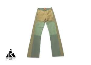 MRDR BRAVADO  Upcycled Denim Jeans "Green/Brown"