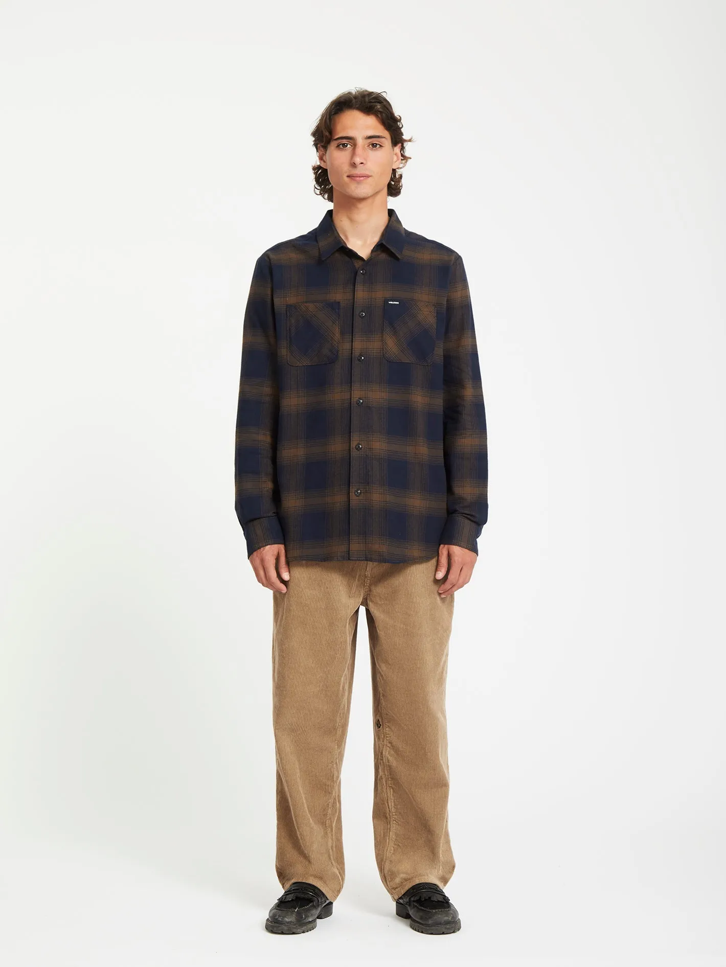 Netastone Flannel Shirt - Dark Earth