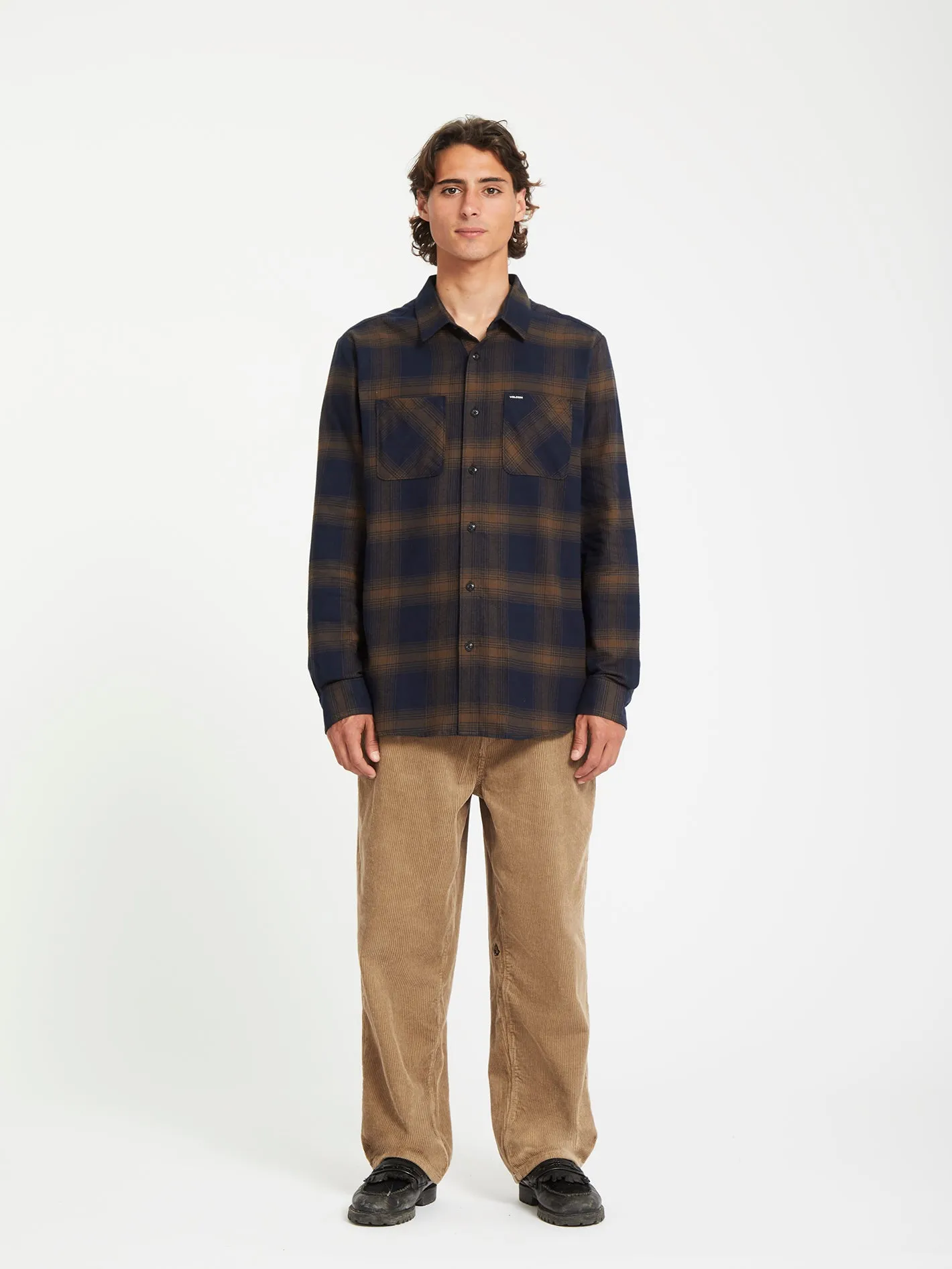Netastone Flannel Shirt - Dark Earth