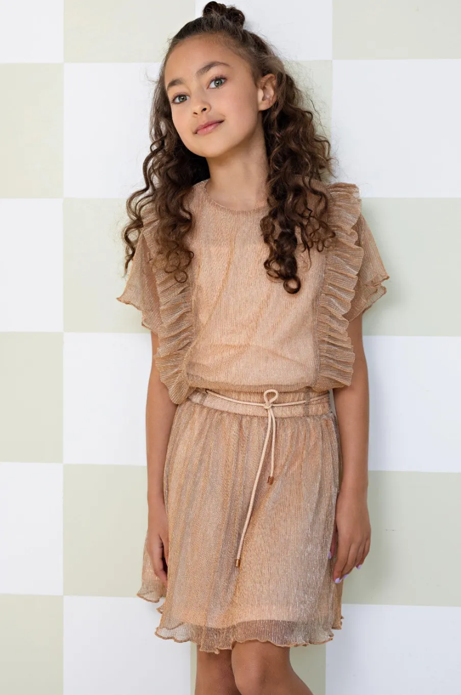 Nono Merle Dress Light Gold