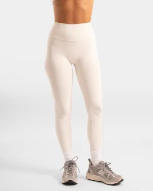 Not Your Basic Leggings - Off-White (Invisible Scrunch)