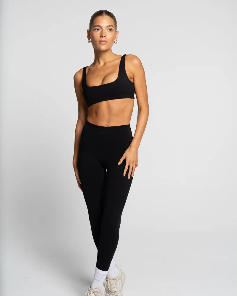 Not Your Basic Leggings - Onyx (Invisible Scrunch)
