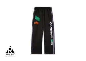 Off White Multilogo Skate Trackpants "Black White"