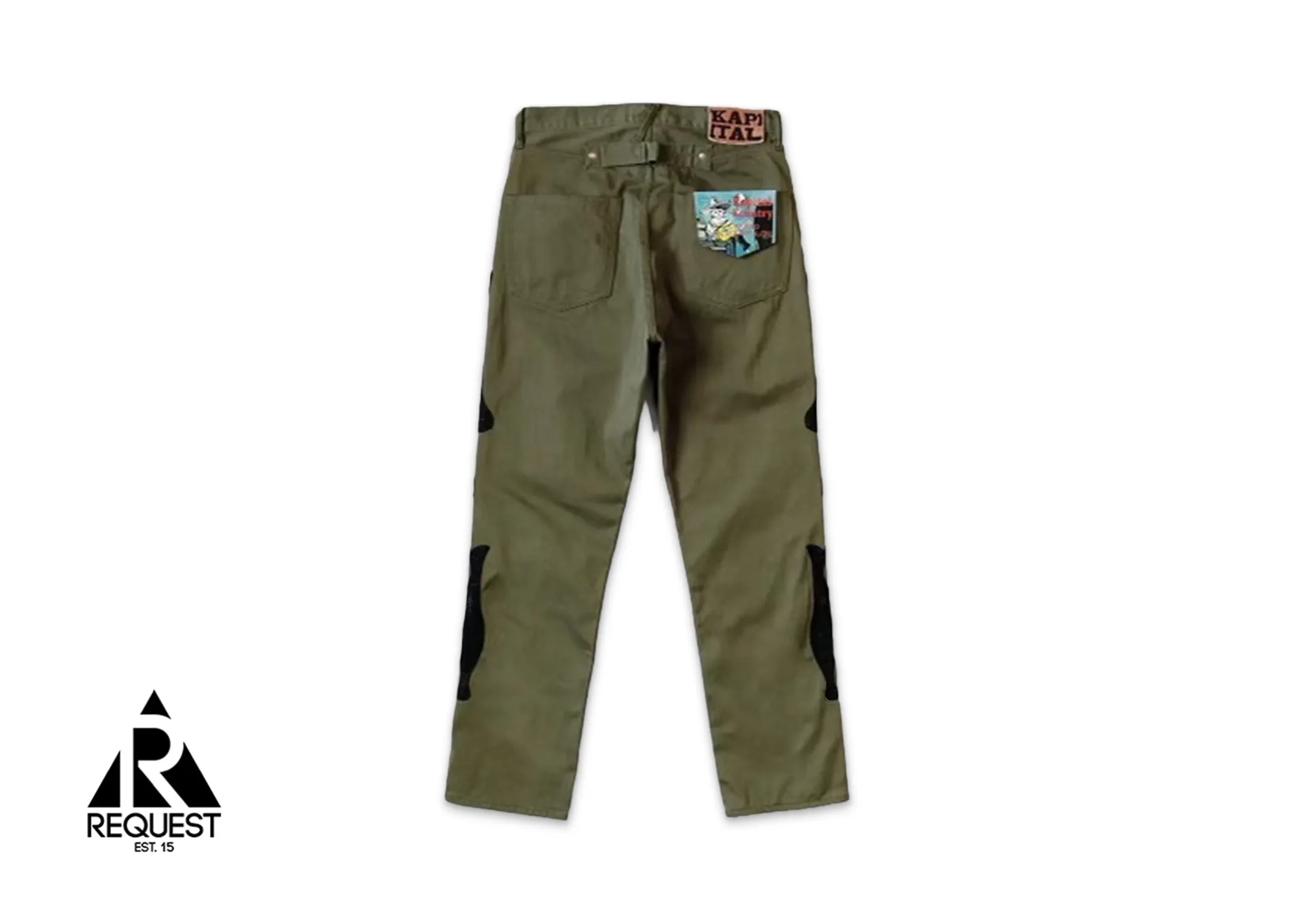 Okagilly 5P Skeleton Denim “Olive”