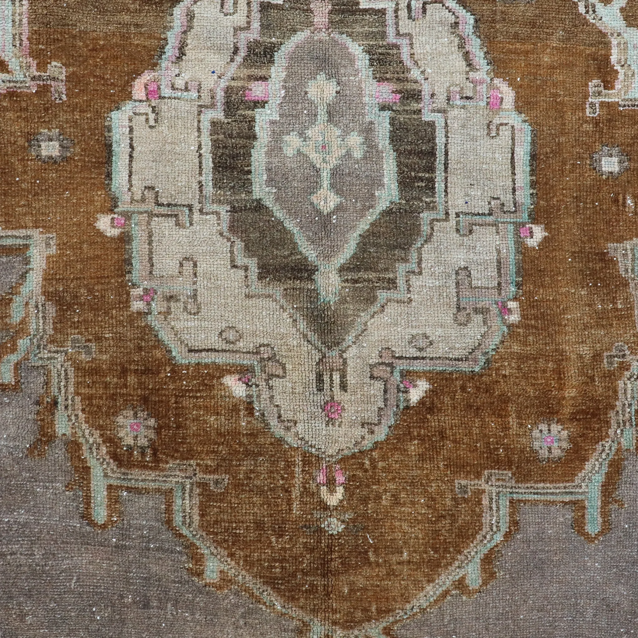ON HOLD Z276 Handwoven Vintage Rug 3'2x11’2
