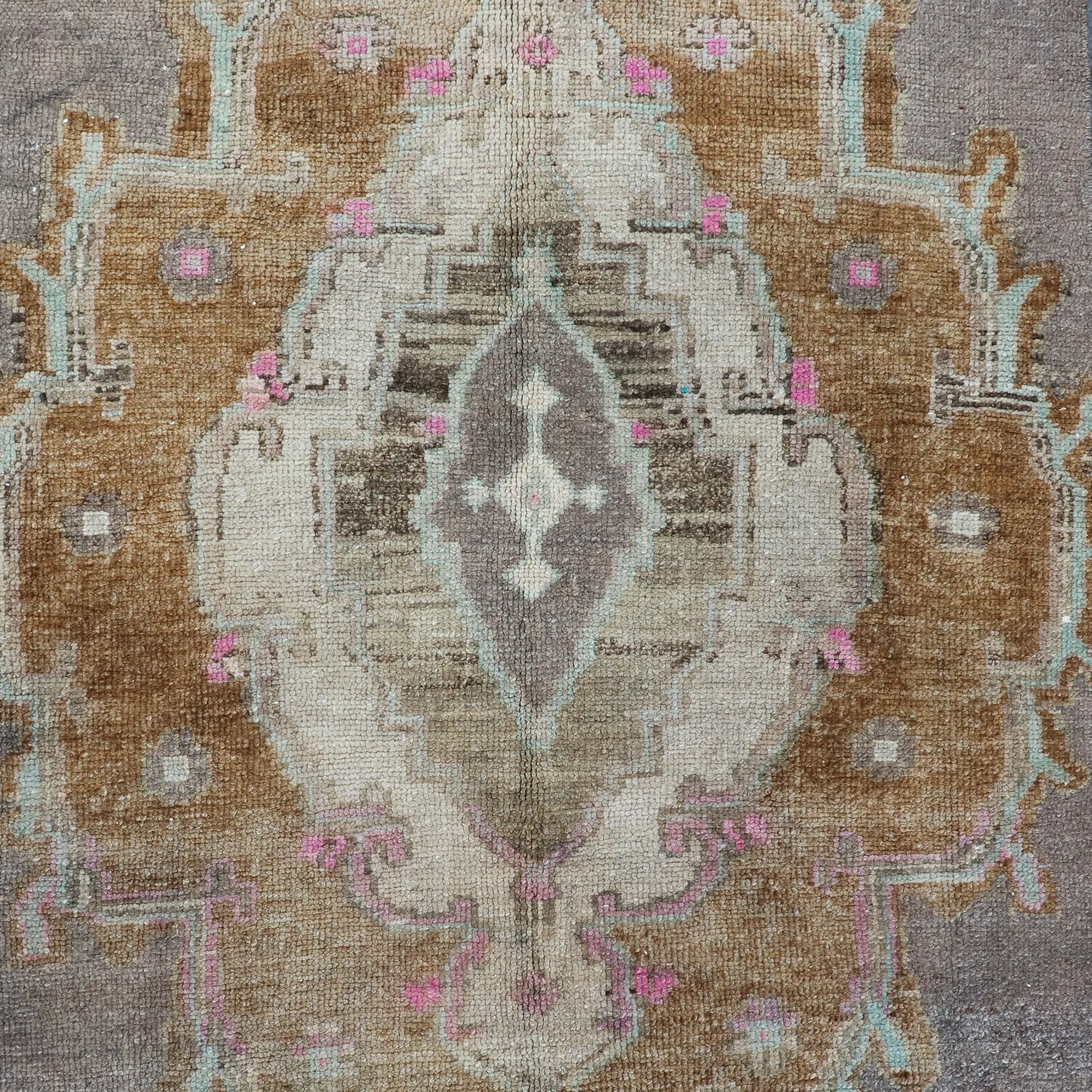 ON HOLD Z276 Handwoven Vintage Rug 3'2x11’2