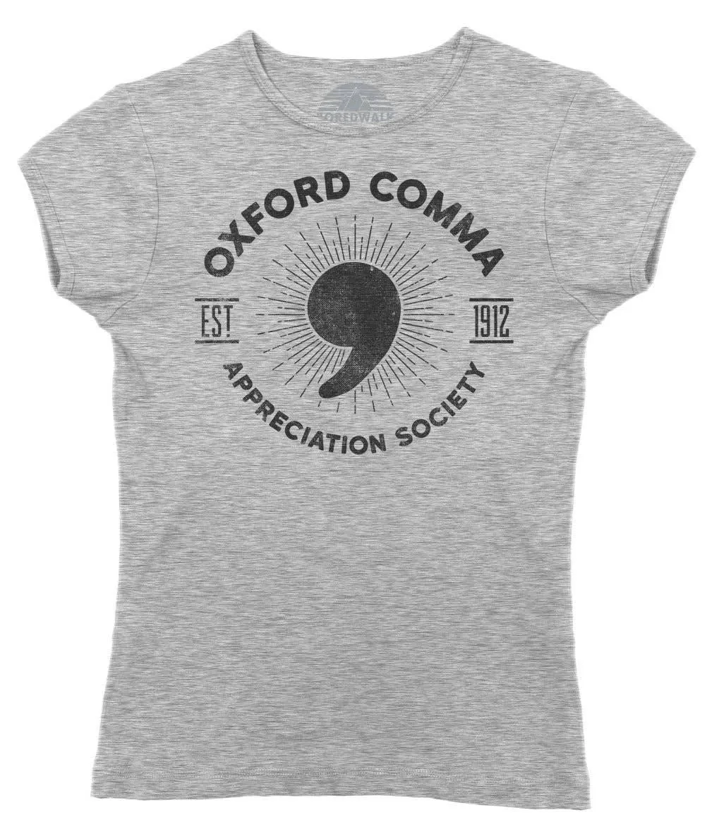 Oxford Comma Appreciation Society T-Shirt