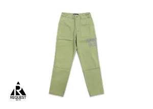 Painted Fatigue Pants "Olive"