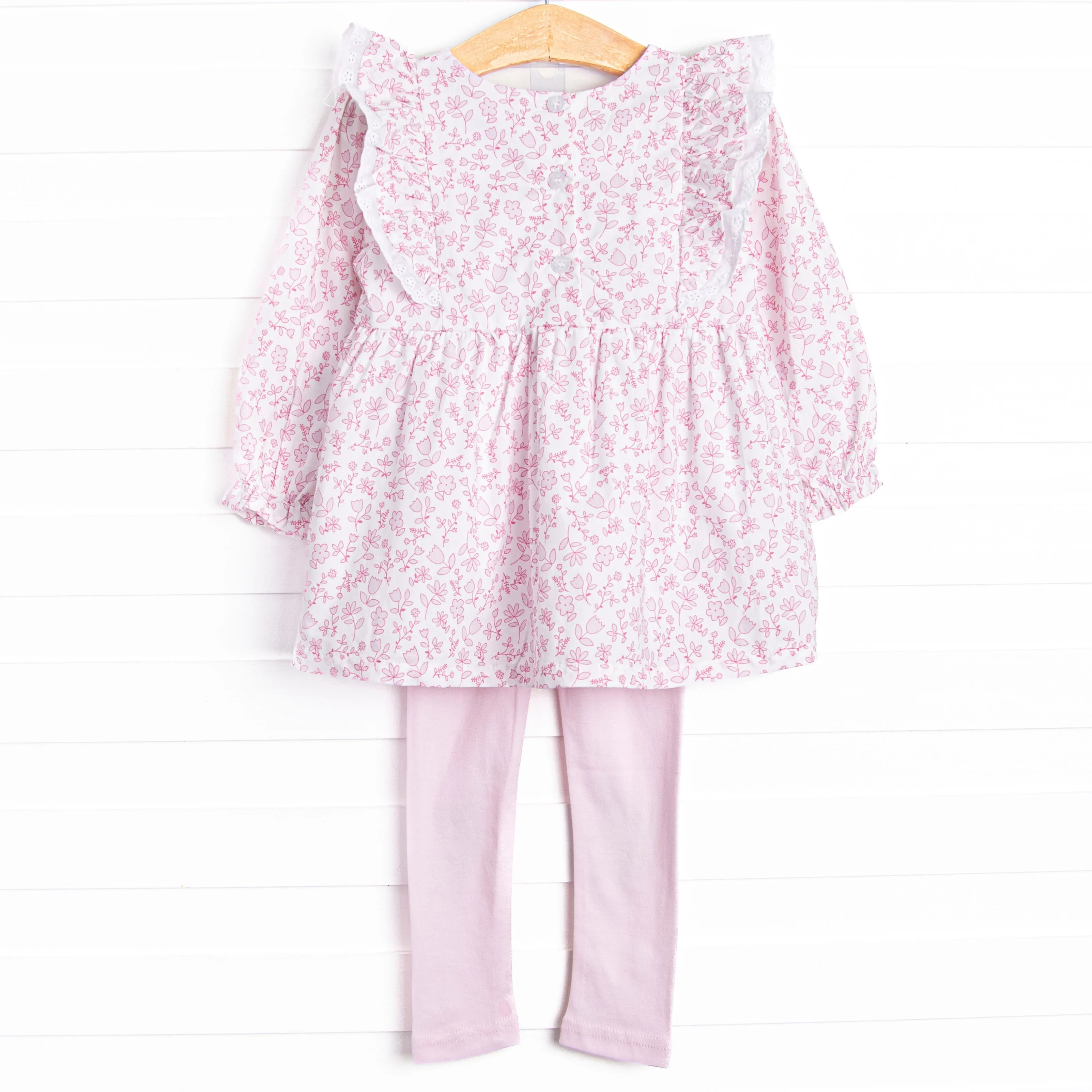 Pink Willow Legging Set, Pink