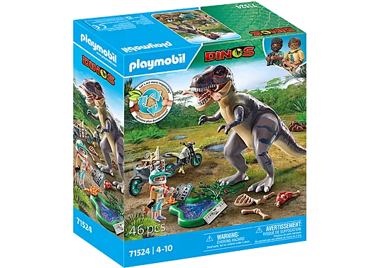 Playmobil 71524 T-Rex trace path