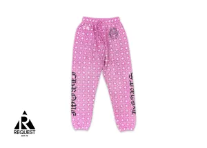 Plus Cross Horseshoe Sweatpants "Pink"